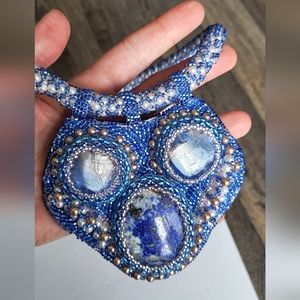 Handmade Bead Embroidery Necklace